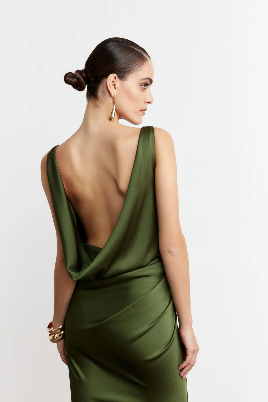 VIVIENNE Satin Maxi Dress