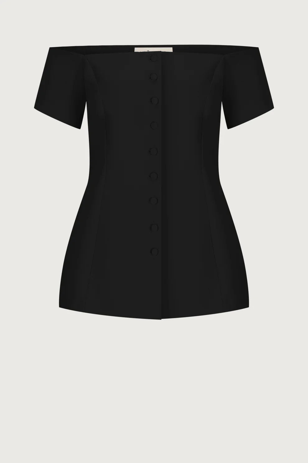 Off-Shoulder Blazer Top