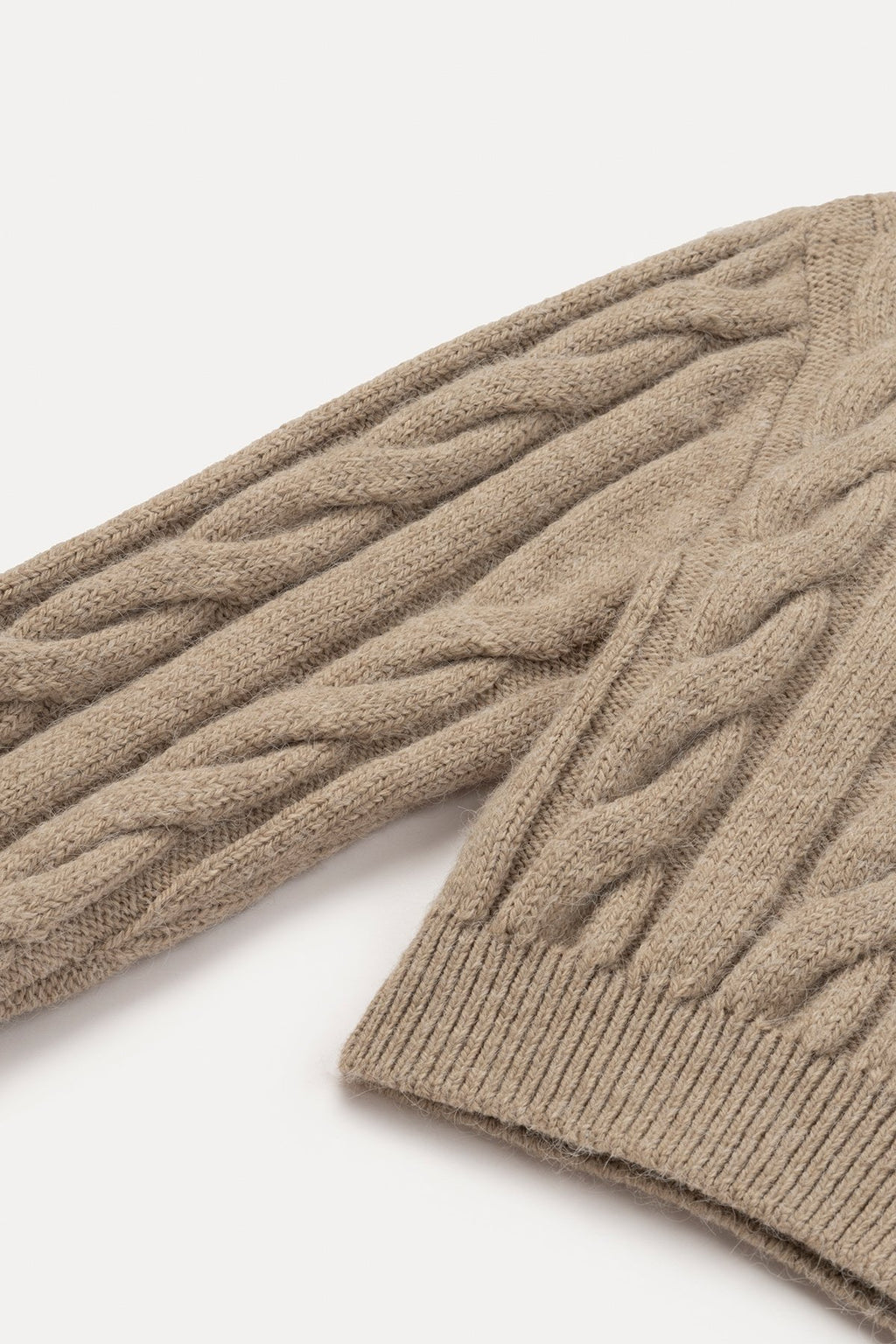 Knit Crop Top - Mink