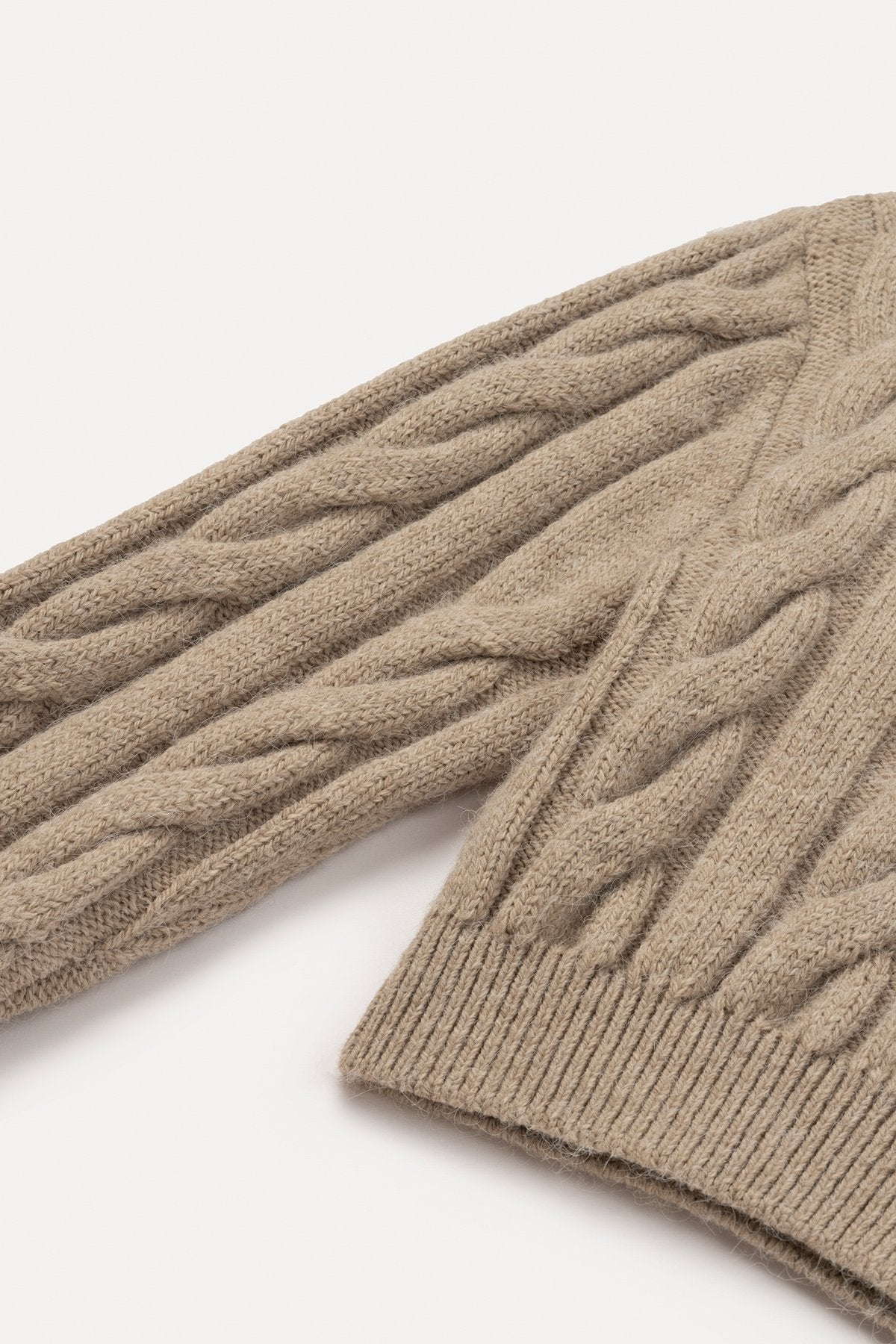 Knit Crop Top - Mink