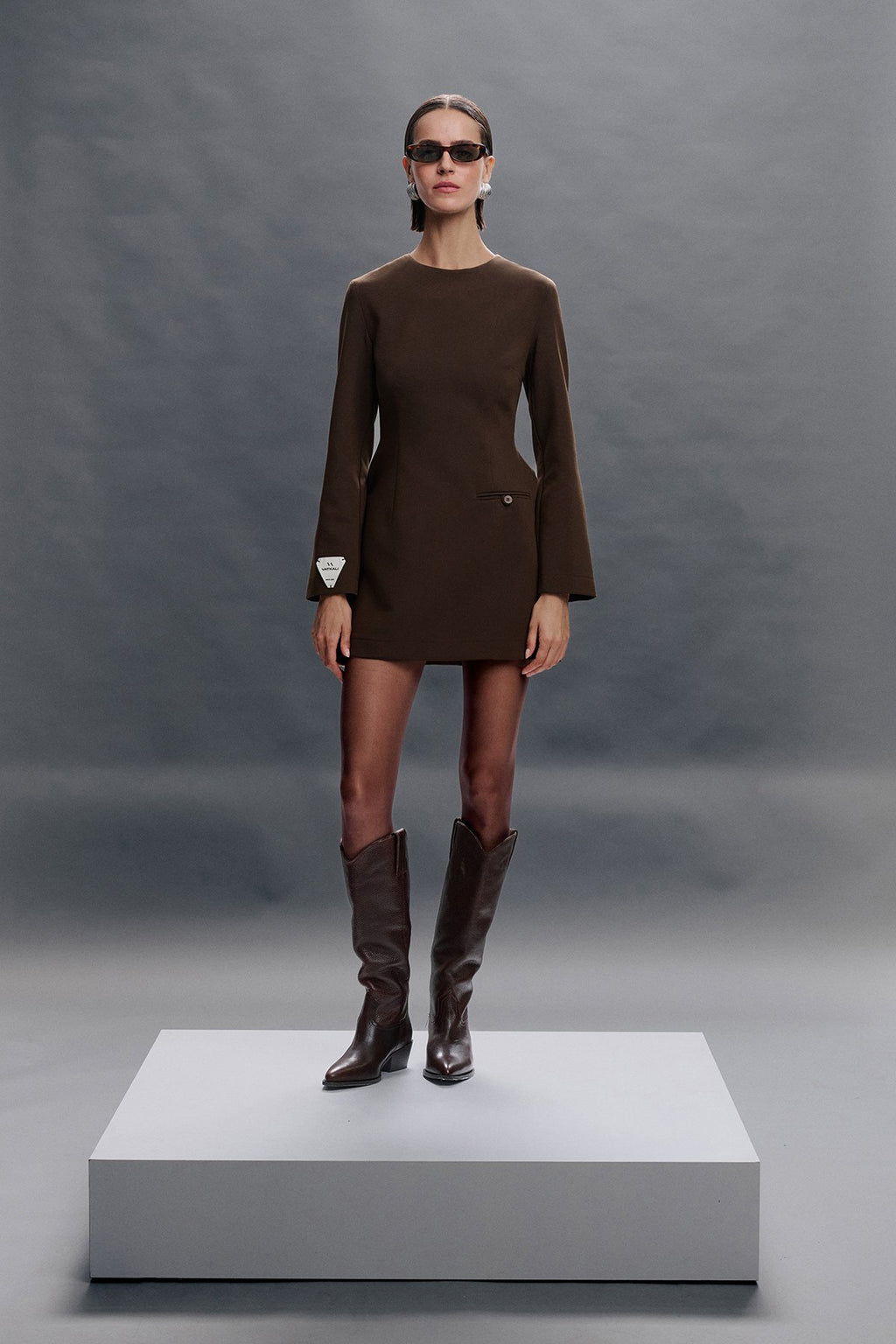 Exlcusive Mini Dress - Brown