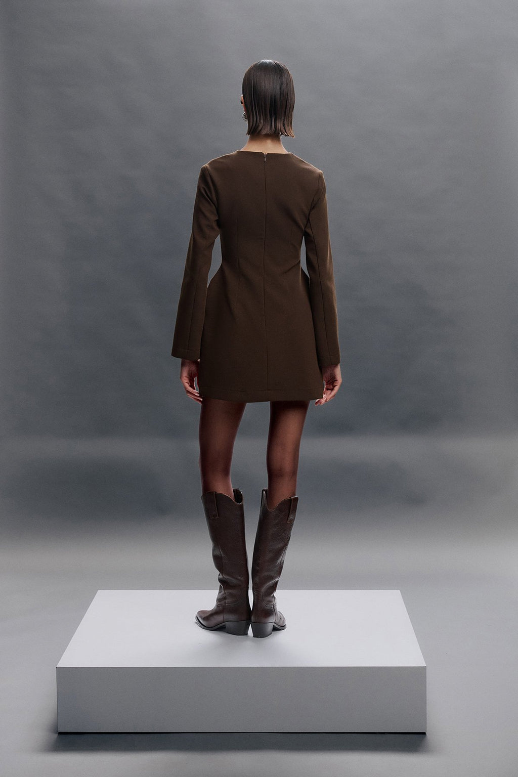 Exlcusive Mini Dress - Brown