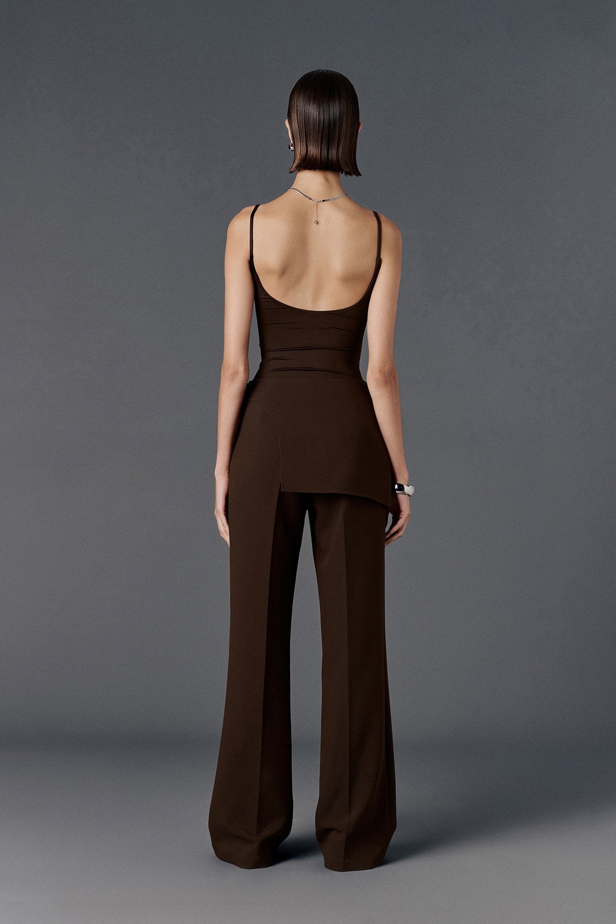 Skirt Trousers - Brown