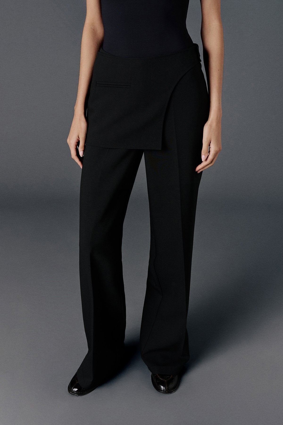 Skirt Trousers - Black