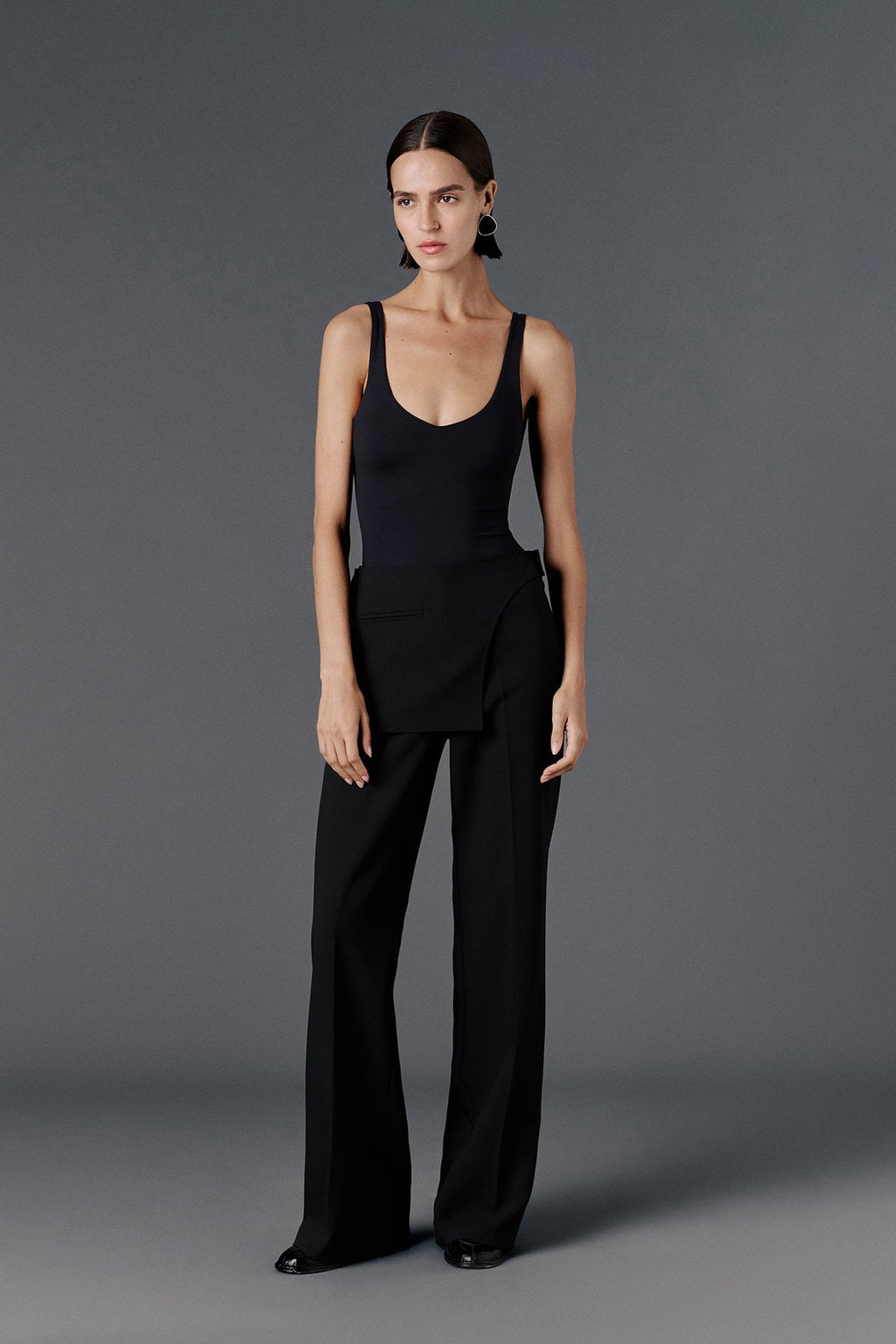 Skirt Trousers - Black