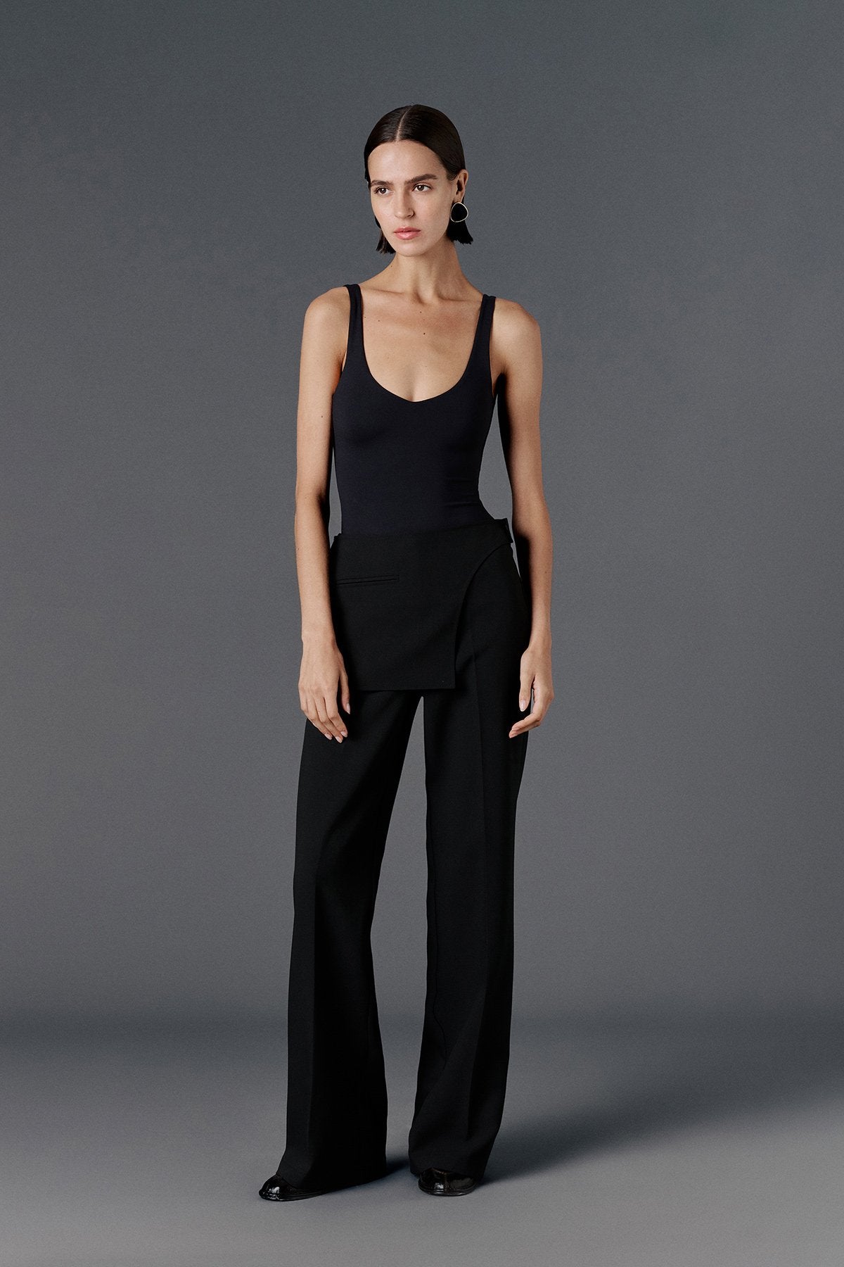 Skirt Trousers - Black