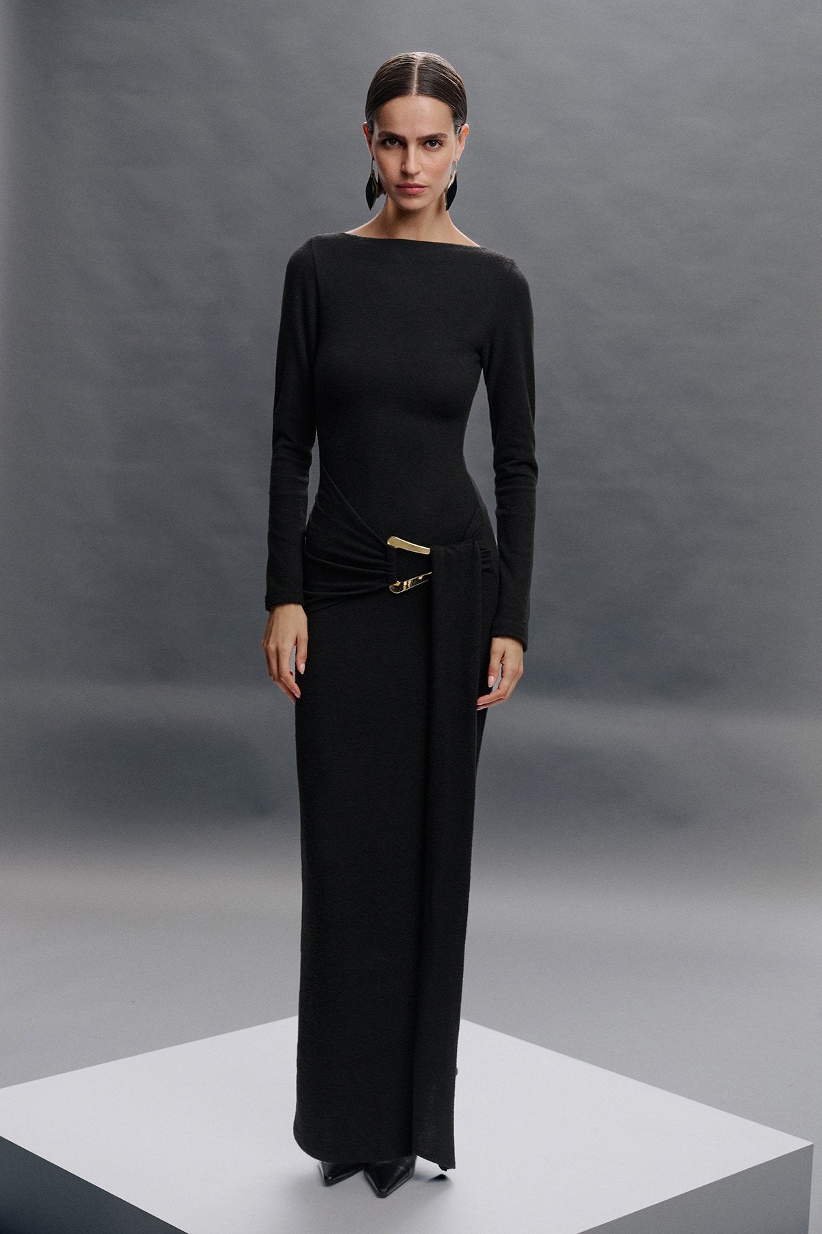 Waist Belt Maxi Dress