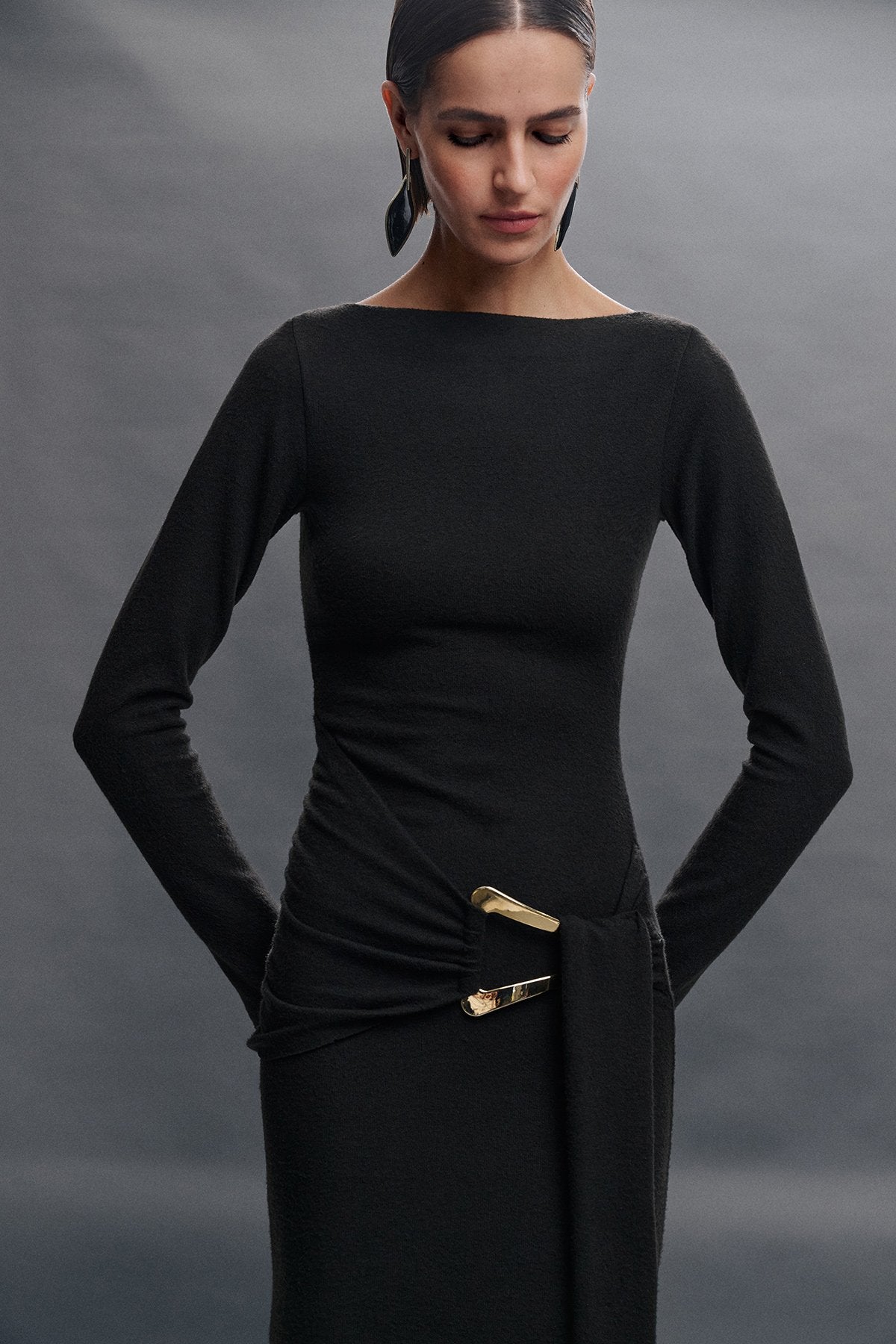 Waist Belt Maxi Dress