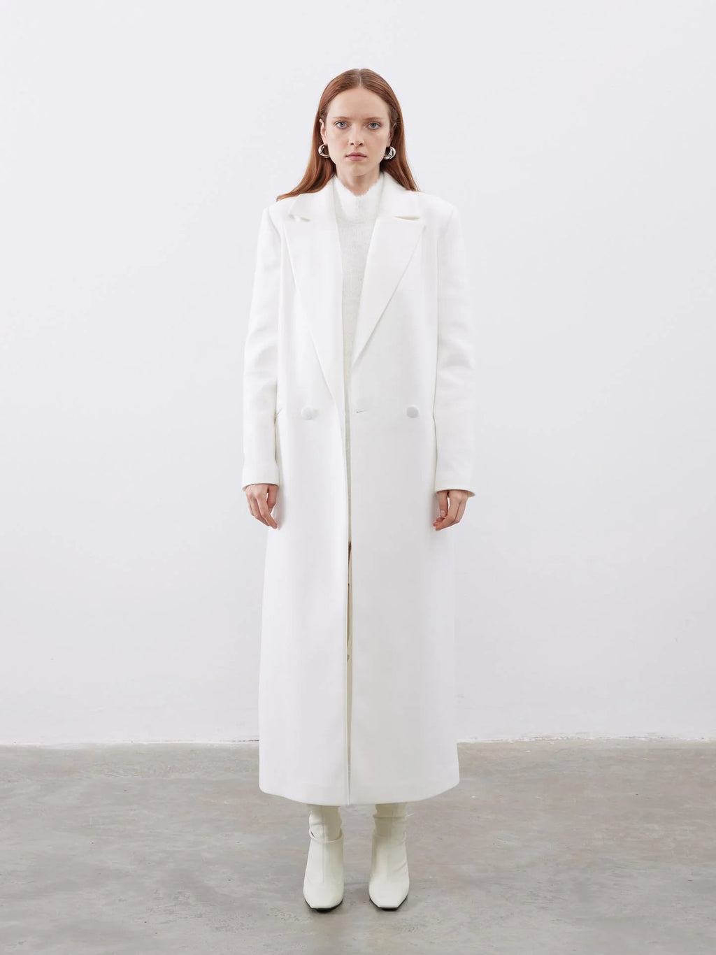 Oversized White Coat