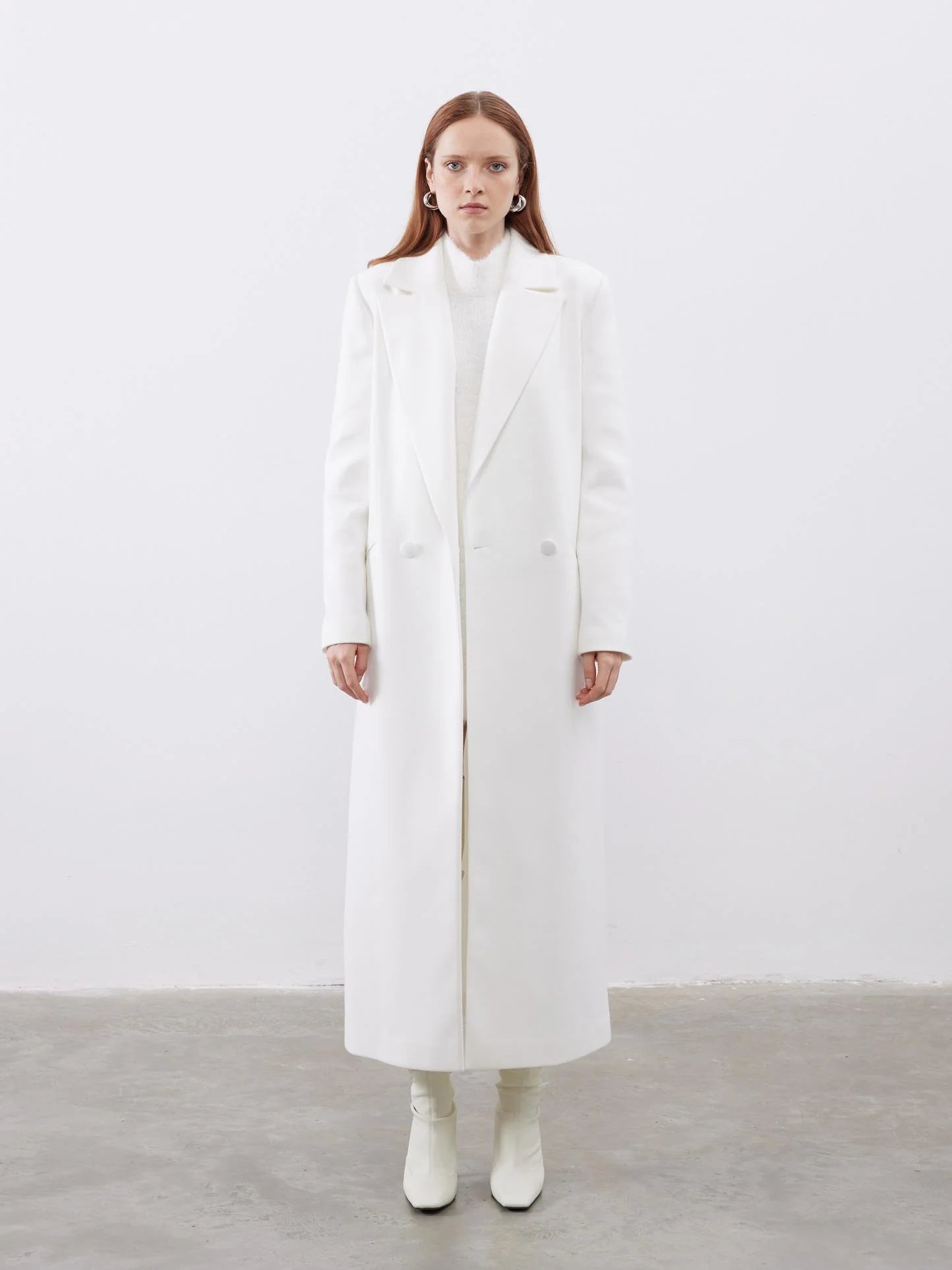 Oversized White Coat