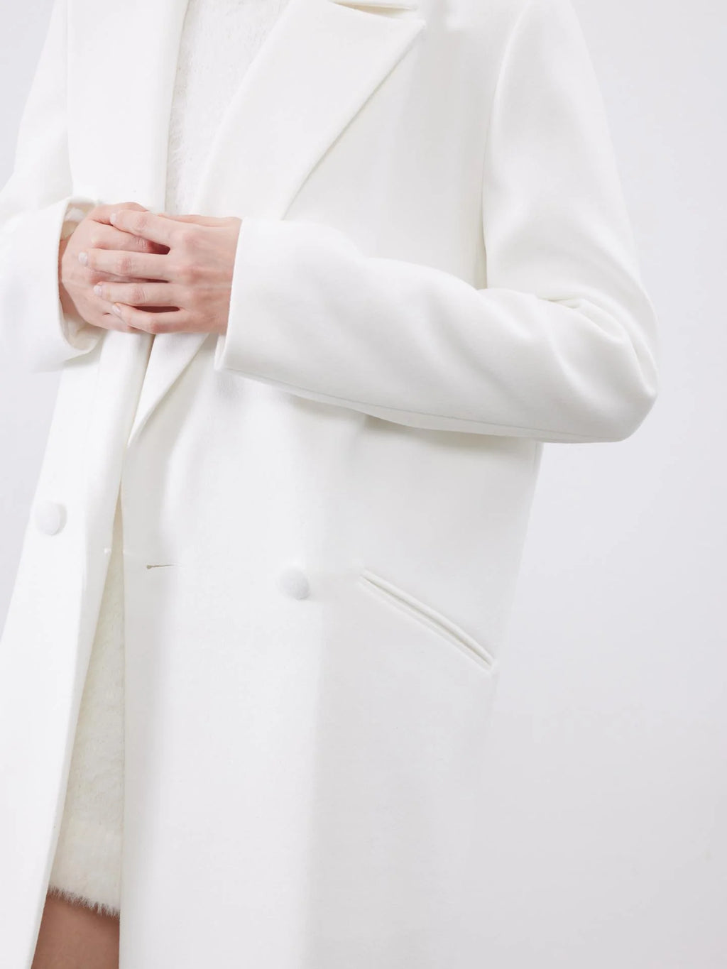 Oversized White Coat
